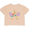 Chaser Kids Floral Unicorn Tee (Toddler/Little Kids) | Kids Shirts & Tops