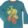 Appaman Kids Graphic Long Sleeve Tee - Bicycles (Toddler/Little Kids/Big Kids) | Kids/BOY Shirts & Tops