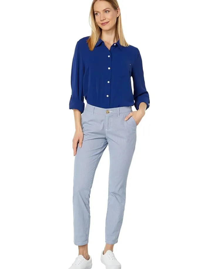 hampton_chino_stripe_pant_3.webp Tommy Hilfiger Hampton Chino Stripe Pants | Women Pants