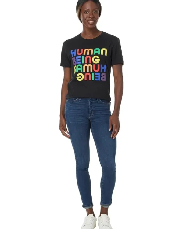 The Phluid Project Human Being Premium Blend Short Sleeve Tee | Women Shirts & Tops | Shirts & Tops