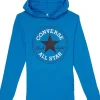 Converse Kids Long Sleeve Hooded Chuck Patch Graphic T-Shirt (Big Kids) | Kids/BOY Shirts & Tops
