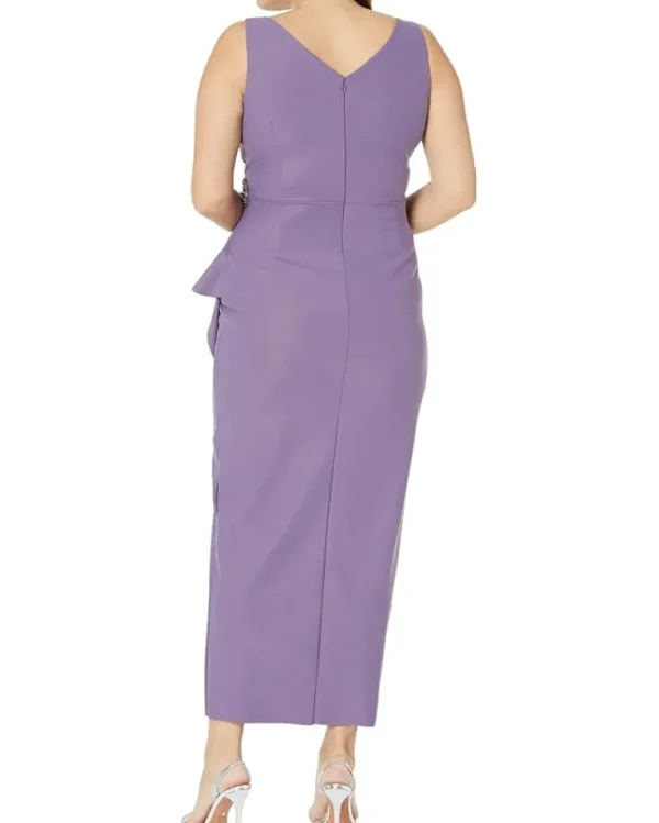 Alex Evenings Long Slimming Sleeveless Sheath Dress | Women Plus Size | Dresses