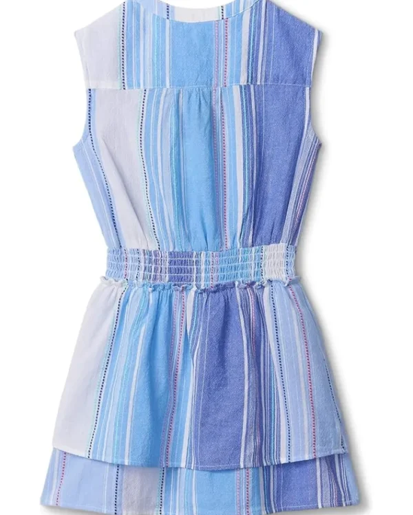 Hatley Kids Patchwork Smocked Waist Dress (Toddler/Little Kids/Big Kids) | Kids Dresses