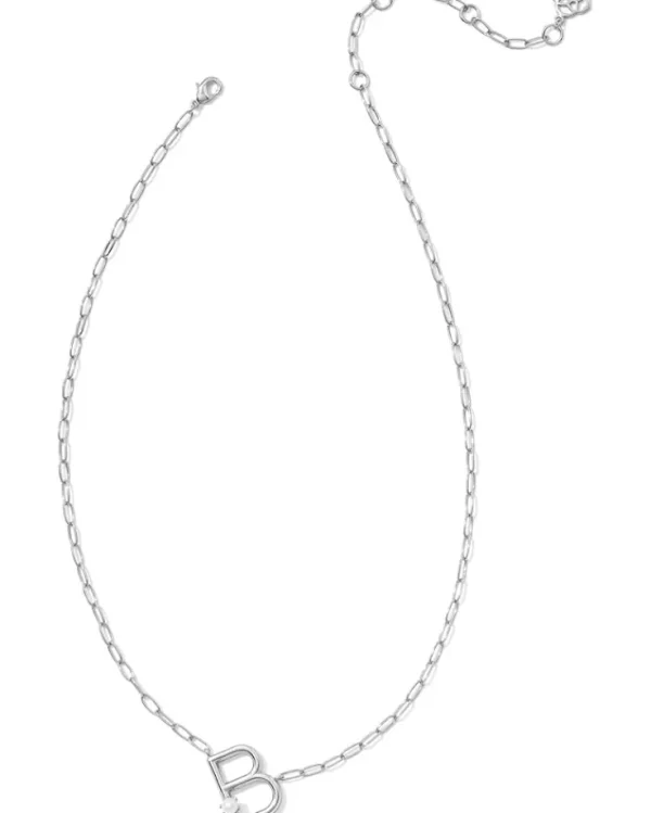 Kendra Scott Pearl Letter B Short Pendant Necklace | Women Jewelry