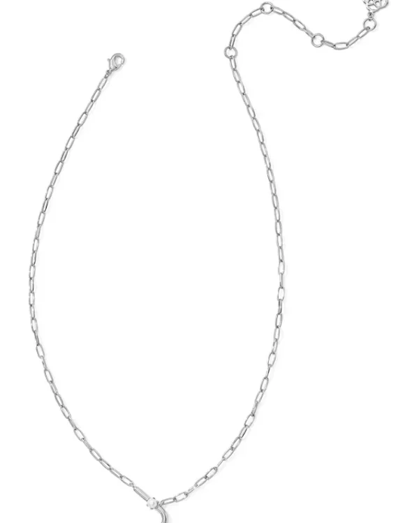 Kendra Scott Pearl Letter J Short Pendant Necklace | Women Jewelry