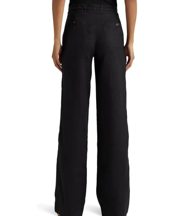 Lauren Ralph Lauren Petite Linen Wide-Leg Pant | Women Pants
