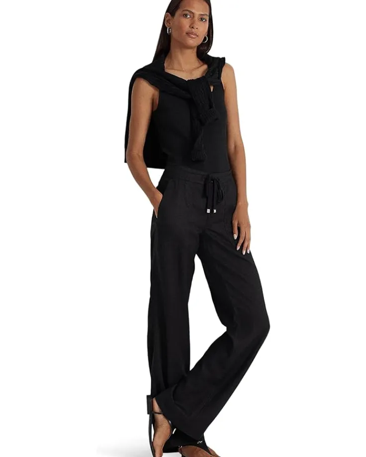 petite_linen_wideleg_pant_3-1.webp Lauren Ralph Lauren Petite Linen Wide-Leg Pant | Women Pants