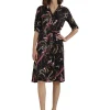Lauren Ralph Lauren Petite Print Crepe Shirtdress | Women Plus Size