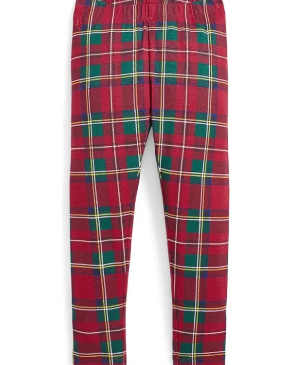 Polo Ralph Lauren Kids Plaid Stretch Jersey Leggings (Toddler/Little Kid) | Kids Pants