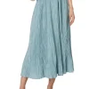 Eileen Fisher Skirts<Pleated Full Length Skirt Seafoam