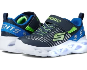 SKECHERS KIDS Sport Lighted - Twisty Brights 406150L (Little Kid/Big Kid) | Kids/BOY Sneakers | Adaptive