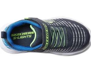 SKECHERS KIDS Sport Lighted - Twisty Brights 406150L (Little Kid/Big Kid) | Kids/BOY Sneakers | Adaptive
