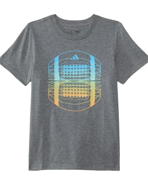 adidas Kids SS Football Heather Tee(Big Kid) | Kids/BOY Shirts & Tops