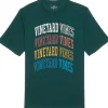 Vineyard Vines Stacked Vv Short Sleeve Tee (Toddler/Little Kid/Big Kid) | Kids/BOY Shirts & Tops