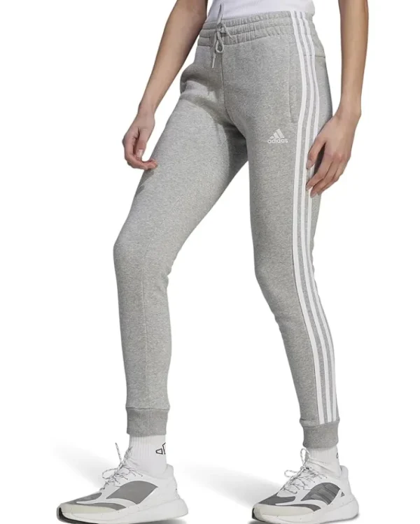 adidas 3-Stripes Fleece Cuffed Pants | Women Activewear