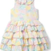 Janie and Jack Tiered Floral Dress (Toddler/Little Kids/Big Kids) | Kids Dresses