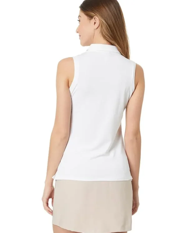 adidas Golf Ultimate365 Solid Sleeveless Golf Polo Shirt | Women Activewear